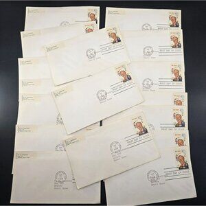 Walt Disney 1968 First Day Of Issue Envelopes Lot Of 17 Stamps Postmarks LI3008